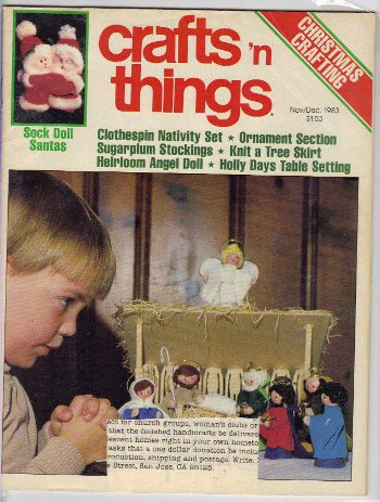 Crafts 'N Things, November 1983 issue cover.
