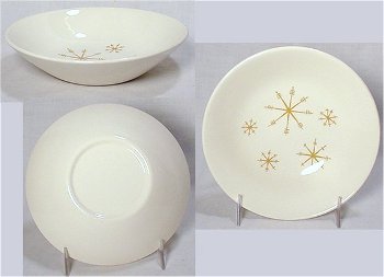 Glow bowl with eight-pointed stars from Royal China.