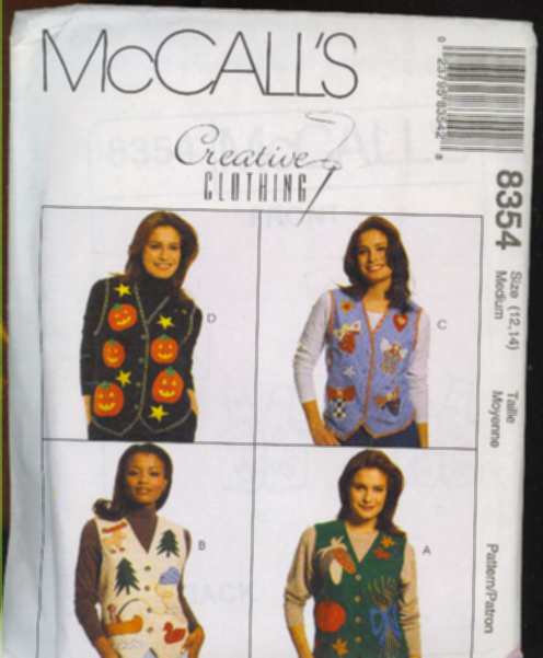 McCalls pattern for quilted quilting items